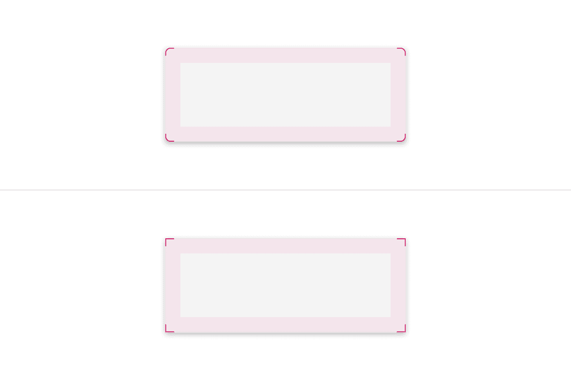 Popover container corner options.